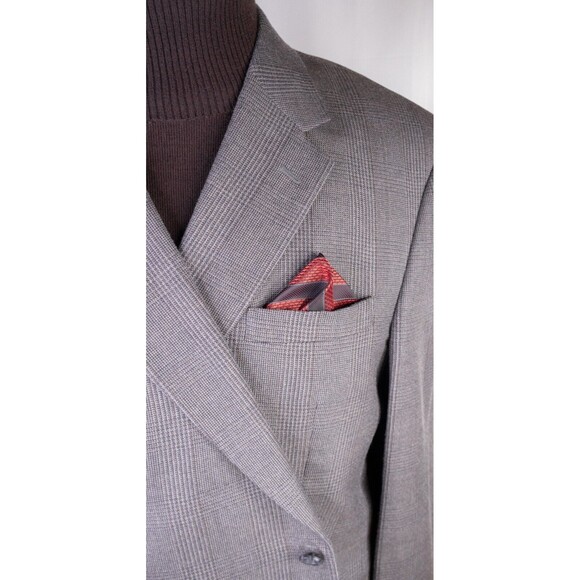 Lot Of 2* Jos A Bank Blazers Sport Coats Casual 2-Button Jackets Sz 48R/S Wool - Picture 4 of 16